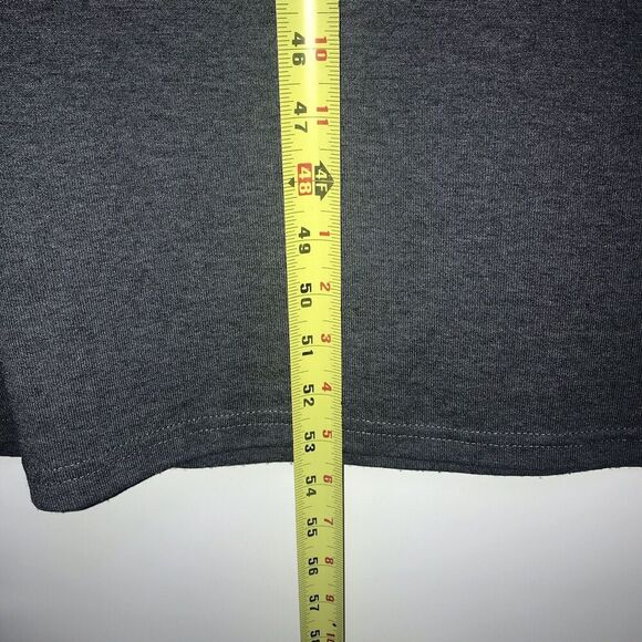 Umgee Dress cut-out shoulder Women's Large Grey Short Sleeve Long Maxi Knit - Picture 7 of 7